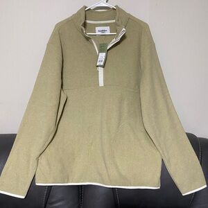 Target Men's Light Tan Zip-Up Sweater